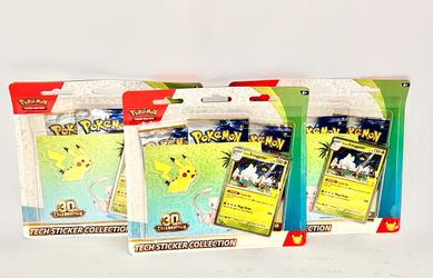 Pokémon 30th Celebration Tech Sticker Collection