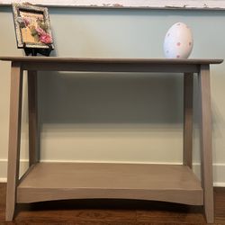 Refinished Sofa Console Accent Table