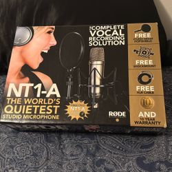 Rode NT1‑A Studio Mic – Used Once, Like New – $175  OBO