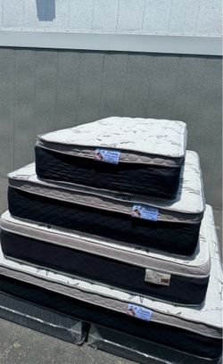 Queen Mattress & Box Spring Bamboo PillowTop