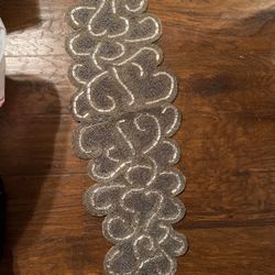 Silver Table Runner
