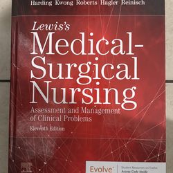 Medical surgical nursing book