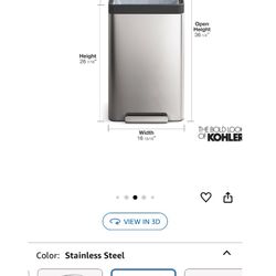 Kohler kitchen Trash Cans 