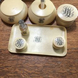 Vintage Vanity Makeup Celluloid  