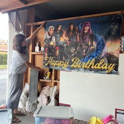 Descendants birthday Banner 