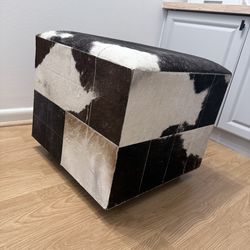 Ottoman - cowhide