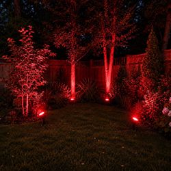 Four Color Changing Rgb LED Spotlights