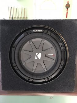 Kicker CompRT 10” subwoofer with box