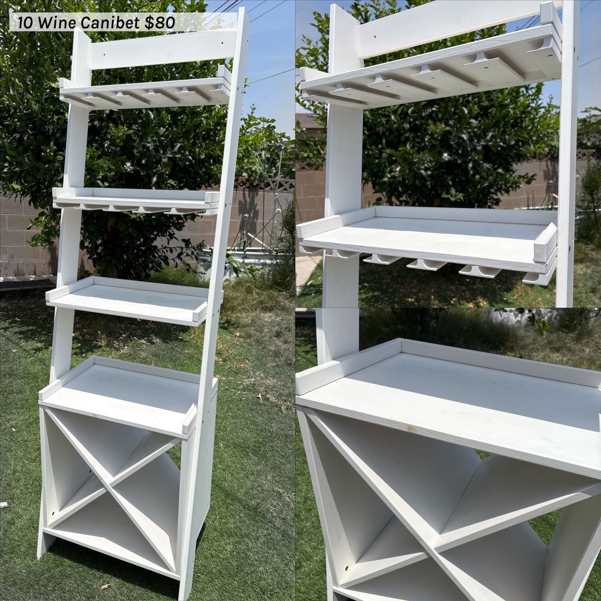 White Wine Cabinet / Shelf