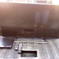 Sharp 42 In LCD Flat Screen Television And Sony DVD CD Player