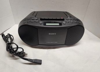 Sony CFD-S70 Boombox CD Player Radio Stereo Cassette - Black