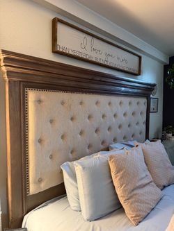 King size bed and Cali King mattress