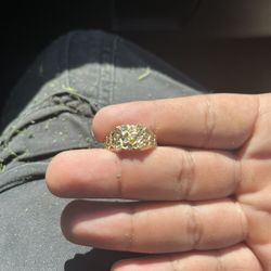 10k Nugget Ring 