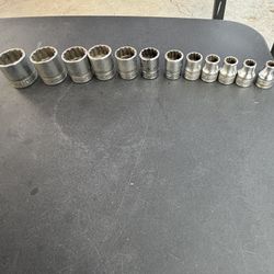 3/8 Shallow 12 Point Chrome