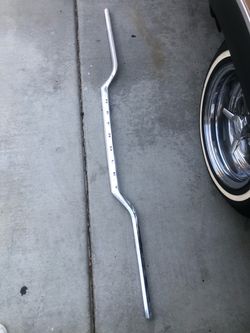 1963 CHEVY IMPALA , IMPALA SS TRUNK UPPER TRIM MOLDING 1PC (OEM / ORIGINAL) WITH CHEVROLET LETTERING
