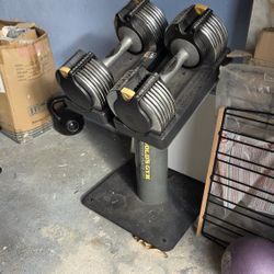 Dumbell Set - Adjustable Up To 50lbs