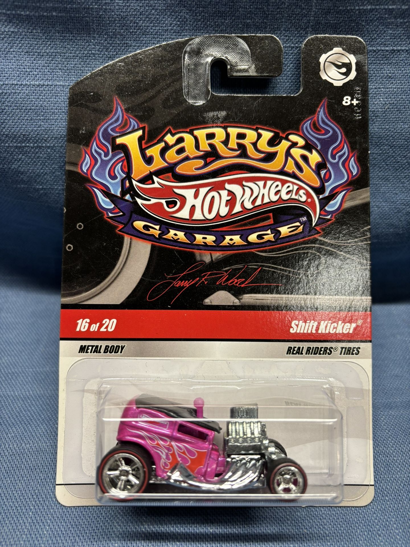 Hot Wheels Larry’s Garage “Shifter Kicker” (2009) Real Riders - New in Blister Pack! 