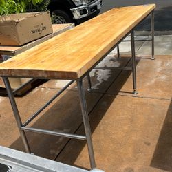 Butcher Block Table 