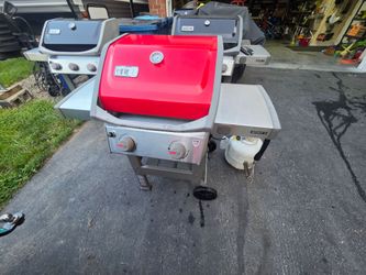 Weber Spirit II Gas Grill Red