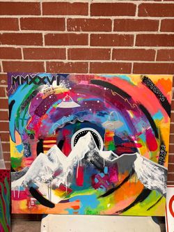 Abstract Original Art on Canvas