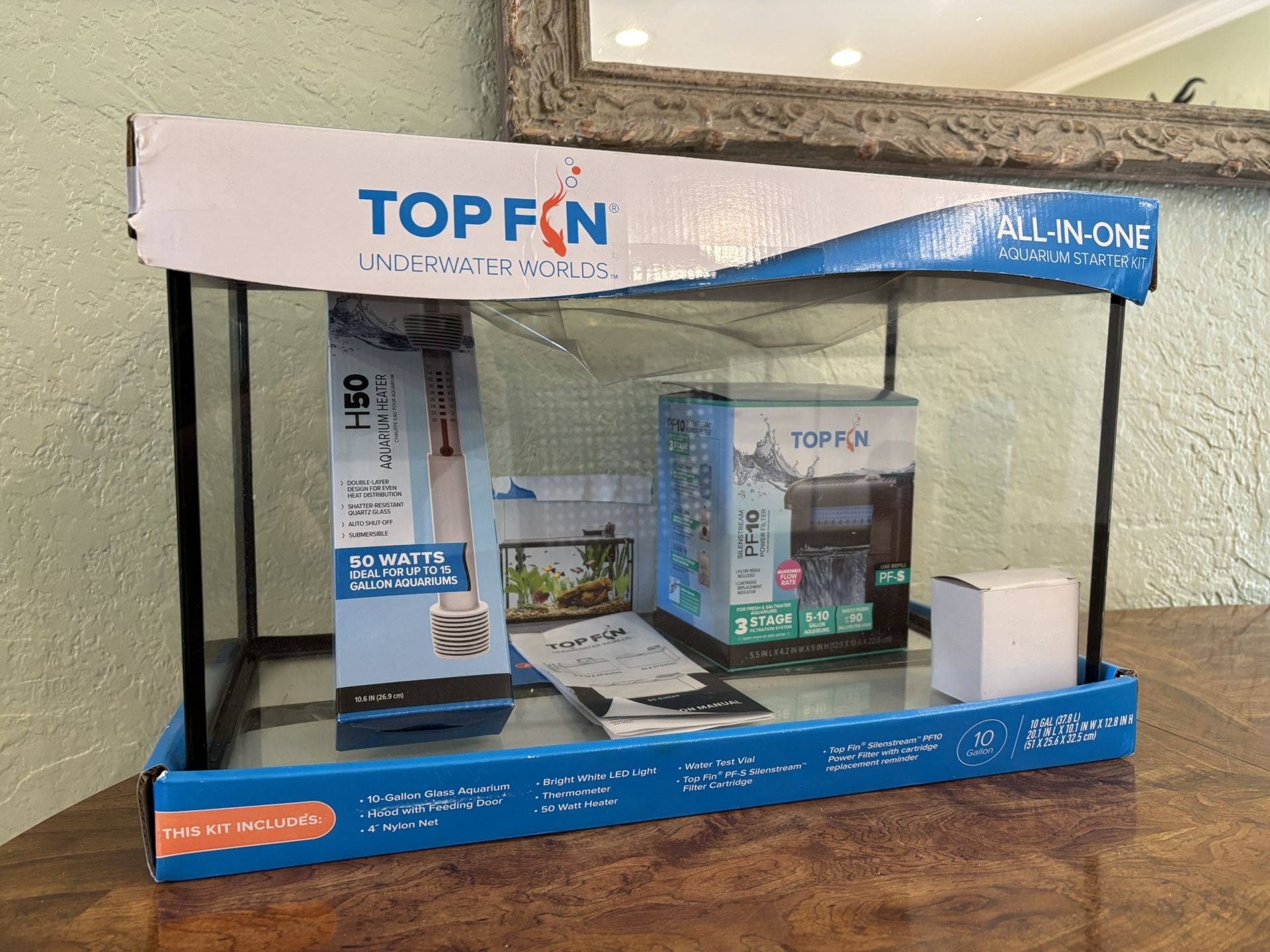 10 Gallon Aquarium Starter Kit