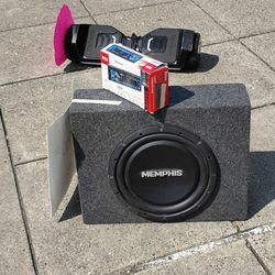 Memphis Subwoofer And Boss Car Stereo$80 For The Subwoofer Or $100 For Both