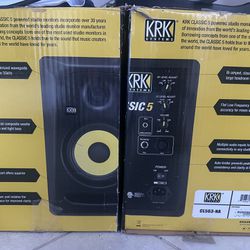 KRK Classic 5 Studio monitors (Pair)