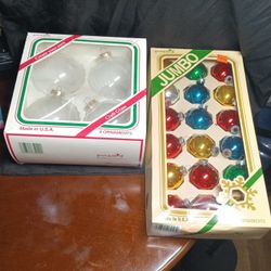 Vintage Pyramid Christmas Ornaments