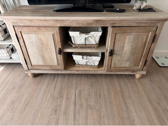 Rustic Farmhouse TV Stand / Entertainment Center with Storage