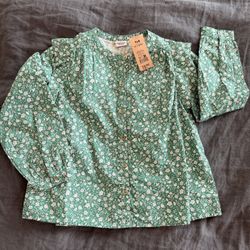 TAO (French Brand) Girl Shirt LS Size 8 NWT