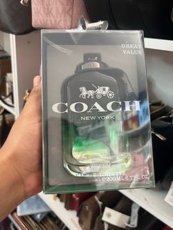 Coach green men /200ml $99c/u