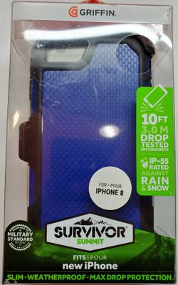 Iphone 7 8 SE GRIFFIN Survivor Heavy Duty Case With Belt Clip