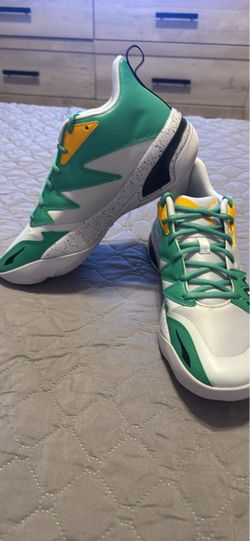Reebok Basketball Sneakers Green White Yellow