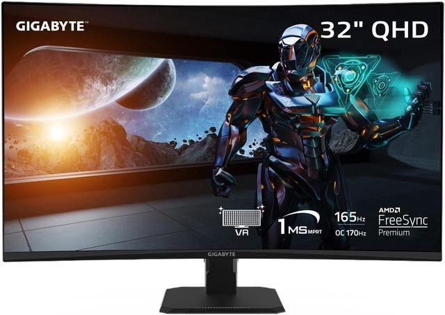 GIGABYTE - GS32QC - 32" VA Curved Gaming Monitor
