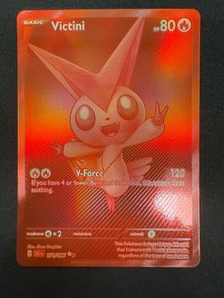 Victini 171 black bolt pokemon card