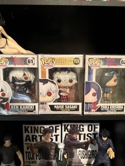 Tokyo Ghoul Funko pops and autograph.