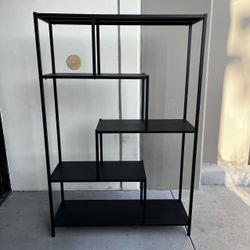 New In Box 59 Inch Tall Display Home Decor Shelf Metal Rack Bookshelf 