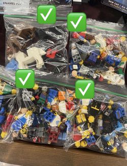 Lego minifigures bag $50 each Minifig