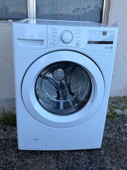 LG Front Load Washing Machine White