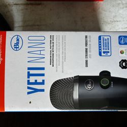 Blue Yeti Nano Podcast/music Recording Speaker