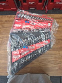 Milwaukee 15-Piece Flex Head Ratcheting Wrench Sets