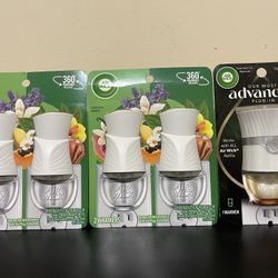 5 Air Wick Scented Oil Air Freshener Warmers 