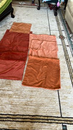 Set of Satin Throw Pillow Covers
