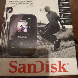 Brand New SanDisk 16GB Wearable MP3 Player
