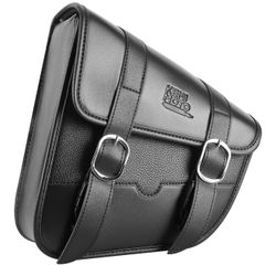Motorcycle Swingarm Bag, Left Side Solo Bags Swing Arm Bags with Synthetic Leather for Softail Models Dyna Low Rider Fat Bob Retails for