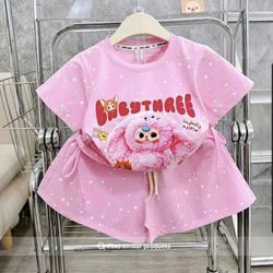 Kids set shirt short sleeve and long pants size 7