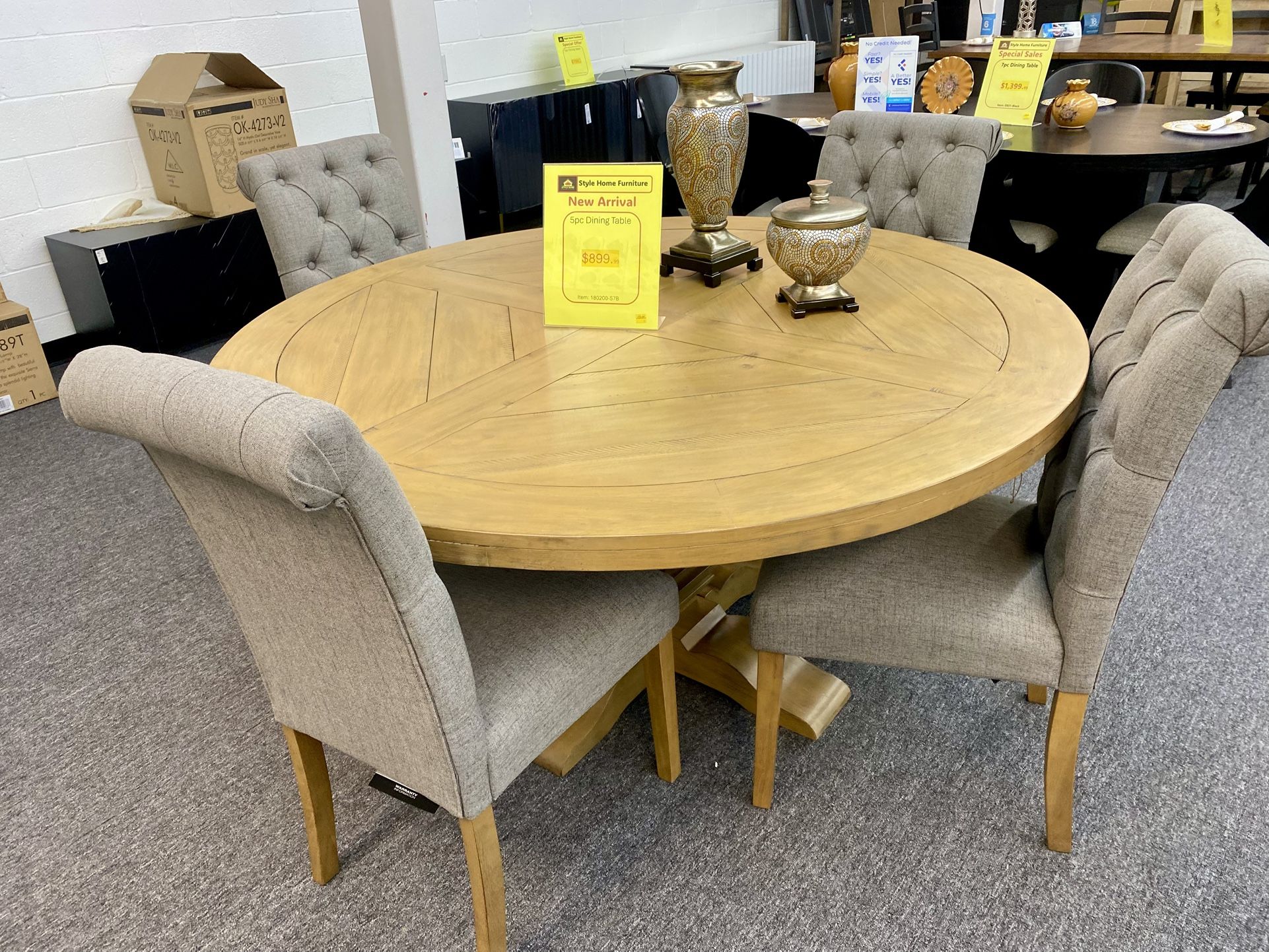 5pc Dinning Table Set $899