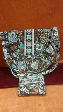 Vera Bradley purse matching wallet