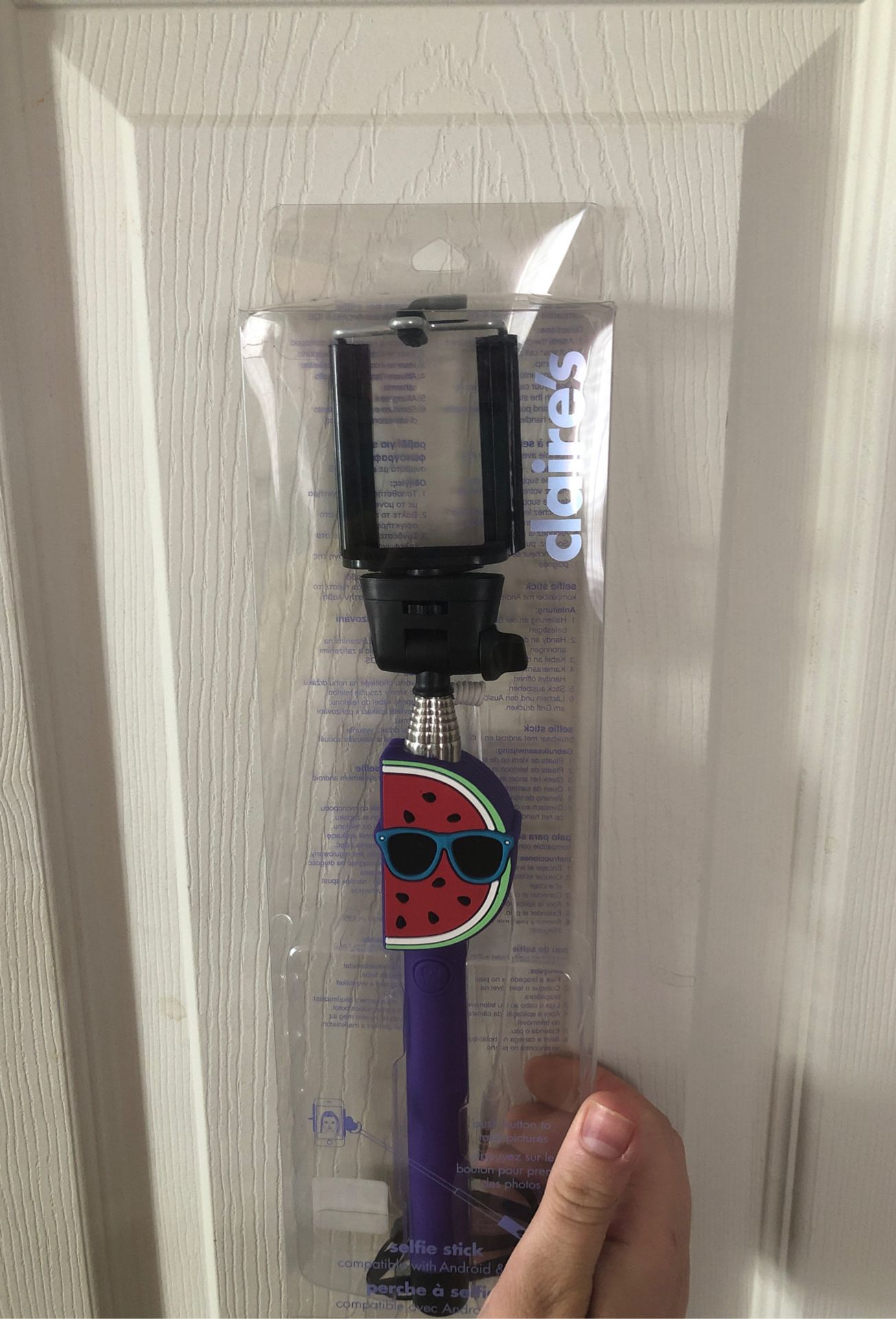Claire’s selfie stick