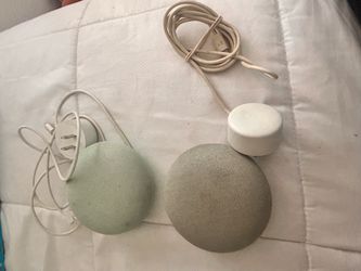 Google Nest Mini Smart Speakers – Set of 2